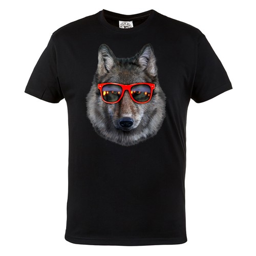 Herren shirt wolf - t-shirt, wildtier