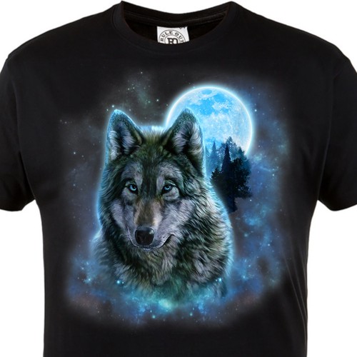 Wolf shirt herren - t-shirt,