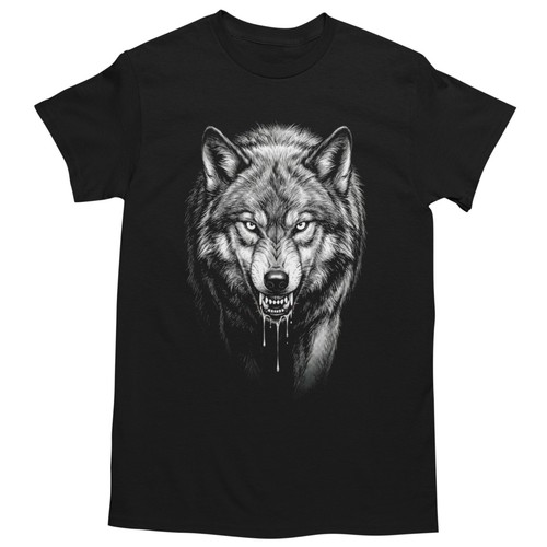 Wolf shirt herren - wolf, t-shirt
