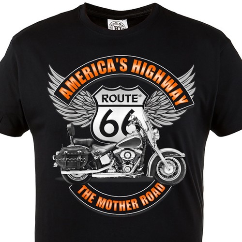 Herren shirt motorrad route - herren, t-shirt