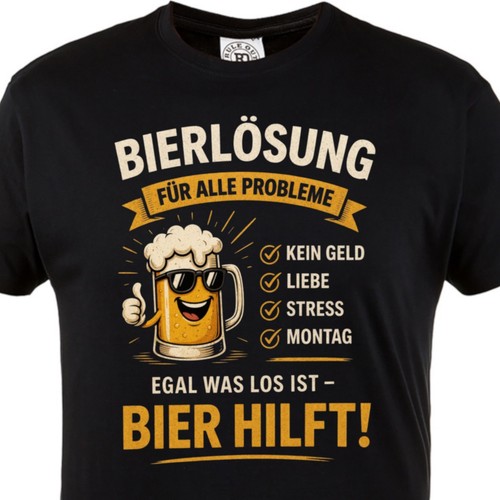 Bier shirt lustig - t-shirt, herren