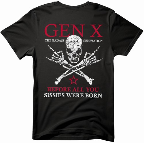 Shirt gen the badass - x,