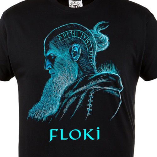 Viking shirt herren floki - t-shirt,